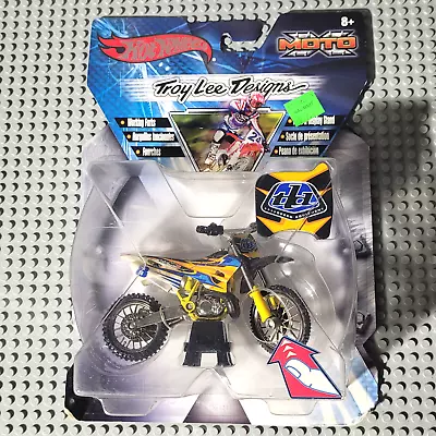 2002 Hot Wheels Moto X Series Troy Lee Designs Motorcycle MOC AMA Motocross • $30