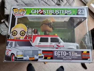 Funko Pop! Rides #23ghostbusters Ecto-1 Jillian Holtzmann Vinyl Figure Set Nib • £8.50