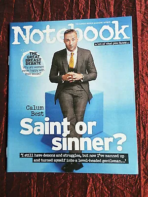 Calum Best - Jazzy Jeff - Notebook Uk Suppliment Magazine - 16 Aug 2015  • £5.99