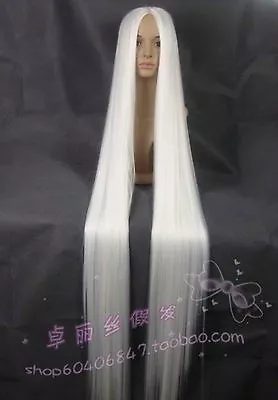 Hot Sell Extra Long White Cosplay Wig - 60 Inch High Temp 150cm Cap • $31.01