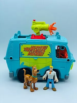 Fisher Price Imaginext Scooby Doo Transforming Mystery Machine Figure Toy Missle • $30