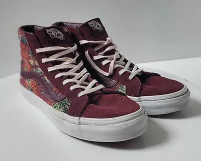 Vans SK8 Hi Slim Italian Weave Port Royale Women Size 8 • $17.97