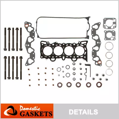 Fits 92-95 Honda Civic 1.5L 1.6L SOHC VTEC Head Gasket Set Bolts D15Z1 D16Z6 • $64.28