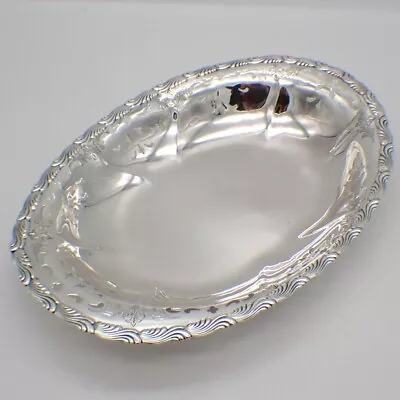 Wave Edge Bread Basket Tiffany Sterling Silver No Mono • $701.25