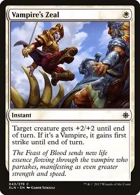 VAMPIRE'S ZEAL X4 Mtg NM-M Ixalan 4 Common • $1.50