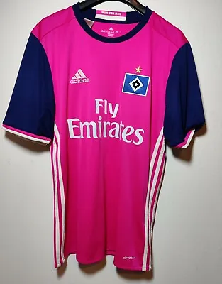 £36.99 • Buy HAMBURG SV Pink Adidas Away 16/17 Football Shirt Boy's XL 15-16 Year Old 