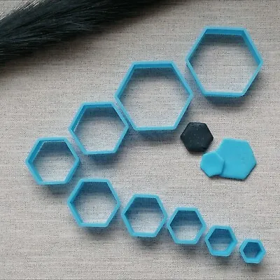 £3 • Buy Hexagon Clay Cutter Polymer Clay Cutter Earring Jewellery Cutter