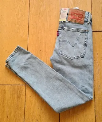 New Levi's 519 Extreme Skinny Hi-Ball W30 L30 Blue Denim Jeans Men's Trousers  • £32.99