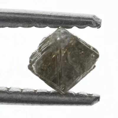 Octahedron  5.09X5.08X3.89MM Dark Brown 0.72 Carat Natural Loose Rough Diamond • $37