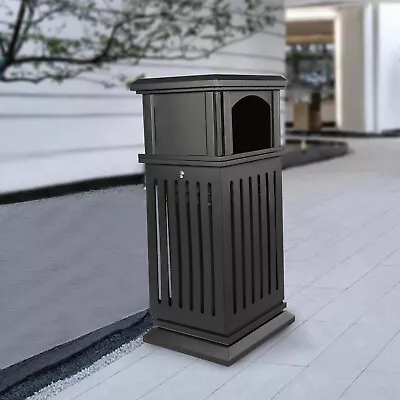 $239 • Buy Commercial Trash Can Restaurant Outdoor Large Garbage Waste Recycle Bin 40L