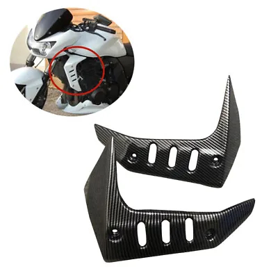 Fit For Kawasaki Z750 04-07 Carbon Fiber Motorcycle Fairing Side Cover Radiator • $44.65