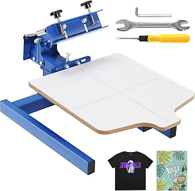 Screen Printer 1 Color 1 Station Silk Screen Printing Kit 55X45Cm T-Shirt Screen • $110.61