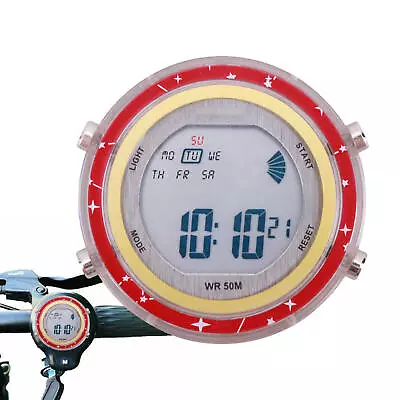 Mini Motorcycle Clock Watch Waterproof Stick-On Motorbike Digital Clock Time • $8.18