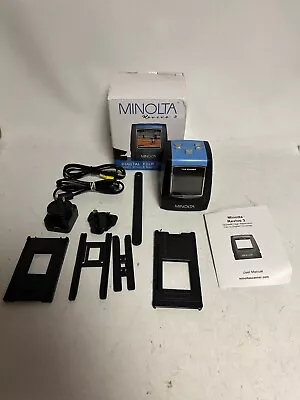 MINOLTA Revive 3 Film Slide Scanner 35mm 126 110 Negative Slides Super 8 -Black • $49.99