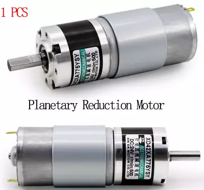 DC 12V 24V Planetary Reduction Motor 5-500rpm Large Torque Gear Motor 42XA-775 • $55.80