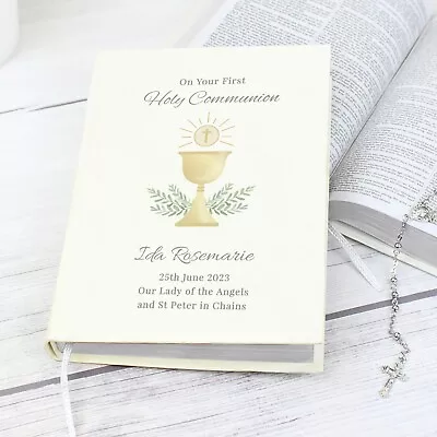 Personalised First Holy Communion Holy Bible - Eco-friendly • £17.65