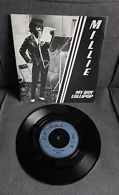 Millie- My Boy Lollipop- 7  Vinyl Single Record- Jamaican Reggae- Ska- Skinhead • £5