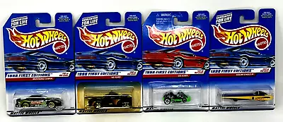 Hot Wheels 1998 First Editions Lot Of 4 Mustang Cobra 40’ Ford Go Kart Solar • $12.99