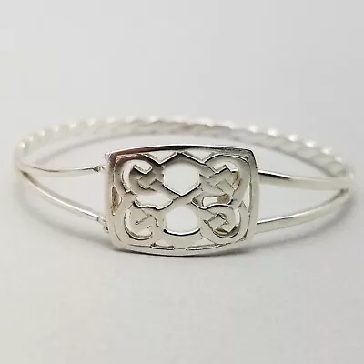 Hebridean Jewellery Druidibeg Solid Sterling Silver Bangle Hallmarked Small 6.5  • £49.99