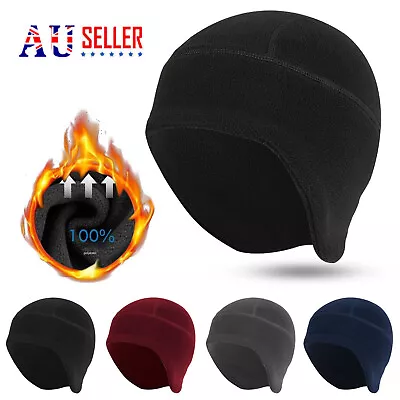 Warm Mens Knitted Beanie Hat With Earflaps Russian Outdoor Ski Skull Cap Winter • $12.95