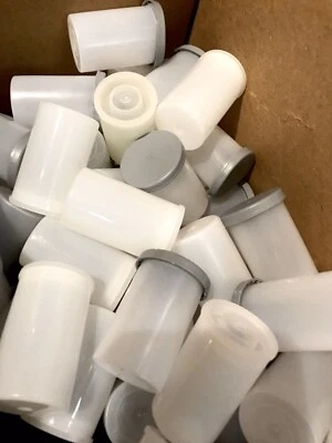 $14.99 • Buy 100 Assorted Kodak Fuji Film Plastic Canisters Containers With Tight Seal Lids