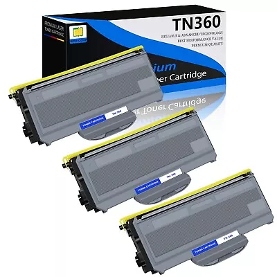 3PK TN360 TN330 Black Toner Cartridge For Brother HL-2140 HL-2170W MFC-7345DN • $31.85