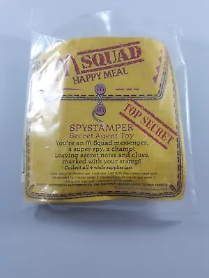 1992 Mc Donalds M Squad Spystamper Secret Agent Toy - Sealed! • $5