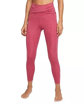 Nike Women’s Yoga Twist-Waist High-Rise 7/8 Length Leggings Beet Red Medium • $29.90