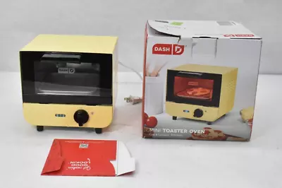 Dash Mini Toaster Oven Cute & Compact 550W Yellow Range Cooker For Bread • $29.99