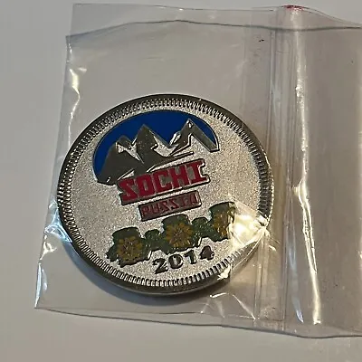 Sochi Russia 2014 Winter Olympics Token Medal Challenge Coin - New In Plastic • $13.99