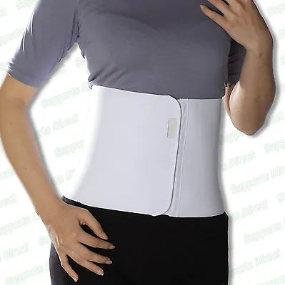 Elastic Abdominal Binder Stomach Compression Slimming Belt Back Support Brace • £8.99