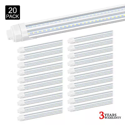 20Pack T8 8FT R17D HO Led Tube Light Bulbs 90W Rotatable 8' Led Shop Light 6000K • $275.55