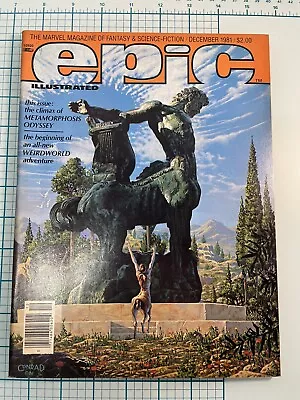 Epic Illustrated #9 Marvel Comic Magazine December 1981 Conrad • $5
