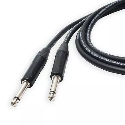 Tour Grade Jack To Jack Speaker Lead. Van Damme Cable. Amp / Head To Cab. Black • $47.46