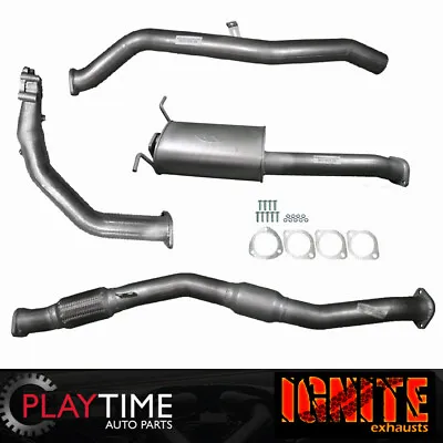 3 Inch Ignite Exhaust For Navara D22 2.5L 2007-2015 With Cat & Muffler Raw • $657