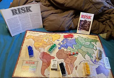 Vintage  Risk  Board Game By Parker Brothers - 1993 Edition - Complete! • $14.14