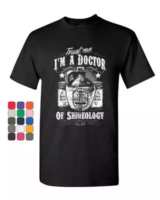 Moonshine Doctor T-Shirt Shineology Whisky Liquor Booze Drinking Mens Tee Shirt • $17.95