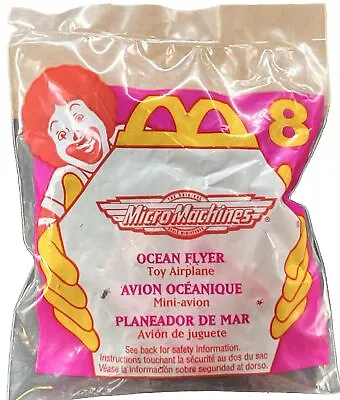 McDonald’s Happy Meal Toy Micro Machines #8 Ocean Flyer Sea Plane Sealed 1996 • $5.99