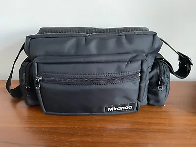 Large Padded Adjustable Miranda Camera Bag +Shoulder Strap Black. 40cm Wide • £9