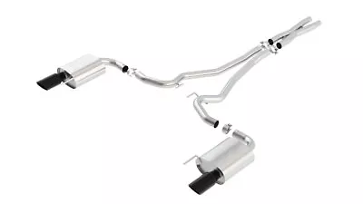 Borla ATAK CatBack W/ Black Chrome Tips For 2015-2017 Ford Mustang GT (non Vert) • $1437.94