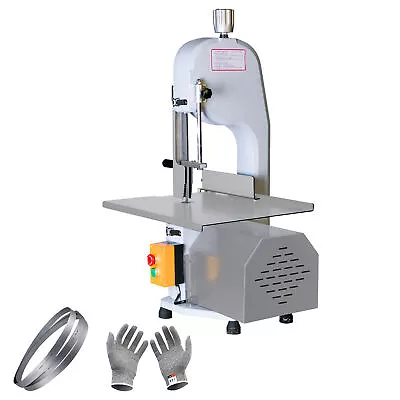 1500W Electric Meat Bone Saw Machine Commercial Frozen Meat Bandsaw Cutter • $470.32