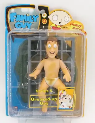 Greased Up Guy Family Guy Series 5 Toy Action Figure 15cm Mezco 2006 NEW ORIGINAL PACKAGING • £51.72