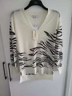 £12.99 • Buy Next Long Length Linen Mix Fine Knit Jumper - Size 12