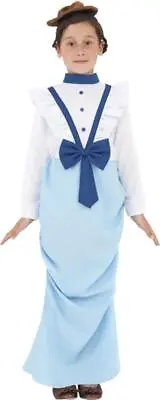 £30.36 • Buy Childrens Fancy Dress Party Outfit Girls Posh Victorian Costume Blue & White