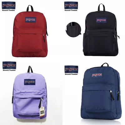 Jansport Superbreak Mens & Womens Backpacks Rucksack 25L • £16.99