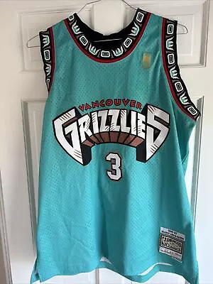 Vancouver Grizzlies Shareef Abdur-Rahim Jersey 96-97 Size XL Mitchell & Ness • $45