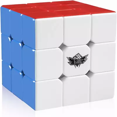 Cyclone Boys 3X3 Speed Cube Stickerless Magic Cube 3X3X3 Puzzles Toys (56Mm) • $11.49