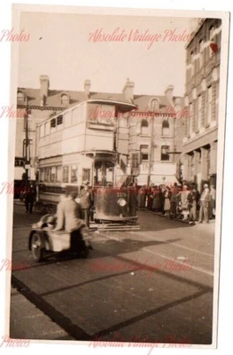 £14.99 • Buy Old Tram Postcard West Croydon Surrey Real Photo Dated 1935