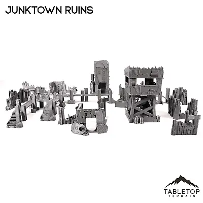 Junktown Ruins Ork Table Set  - Grimdark Wargaming Terrain • £123.41