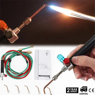 Repairing Torch Mini Gas Torch Micro Torch Oxygen Acetylene Welding Torch 5 Tips • $19.96